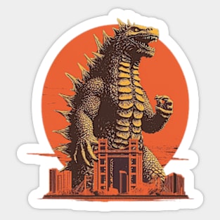 Godzilla Sticker